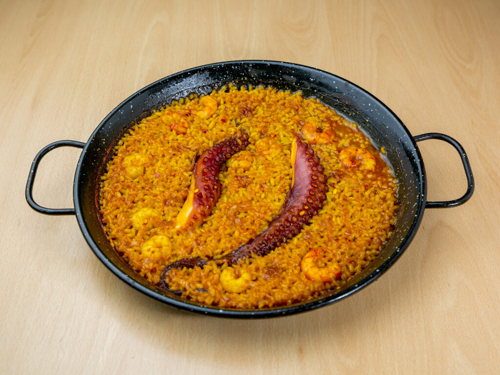 Arroz de Pulpo con Langostinos