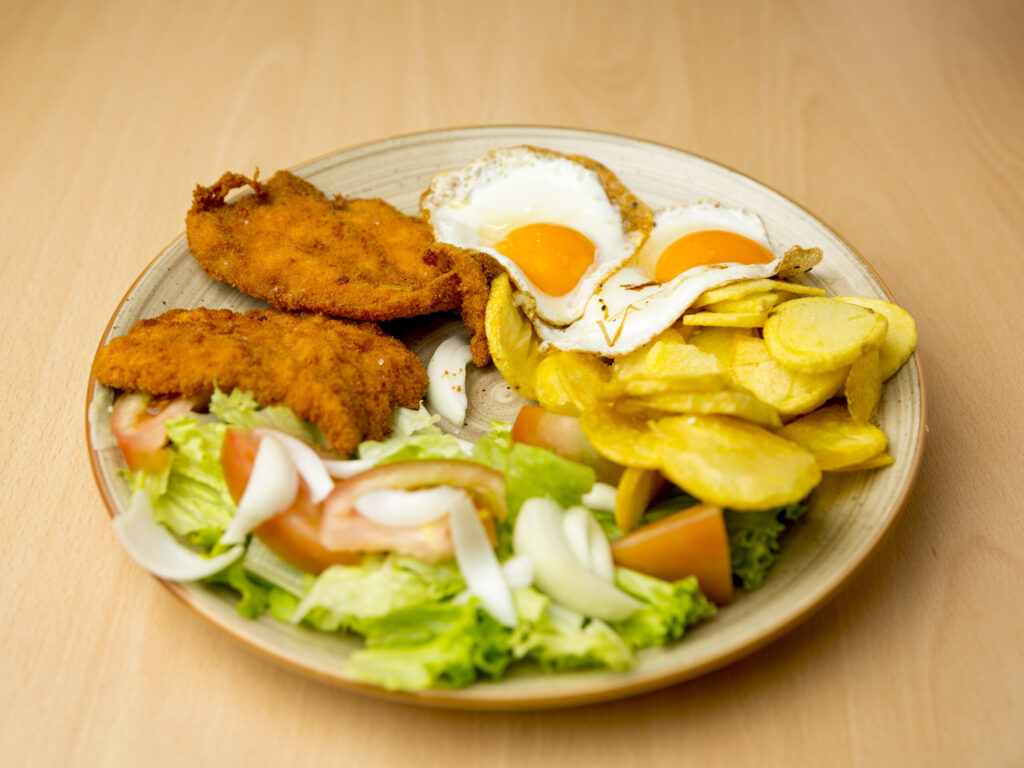 Combinado Milanesa de Pollo