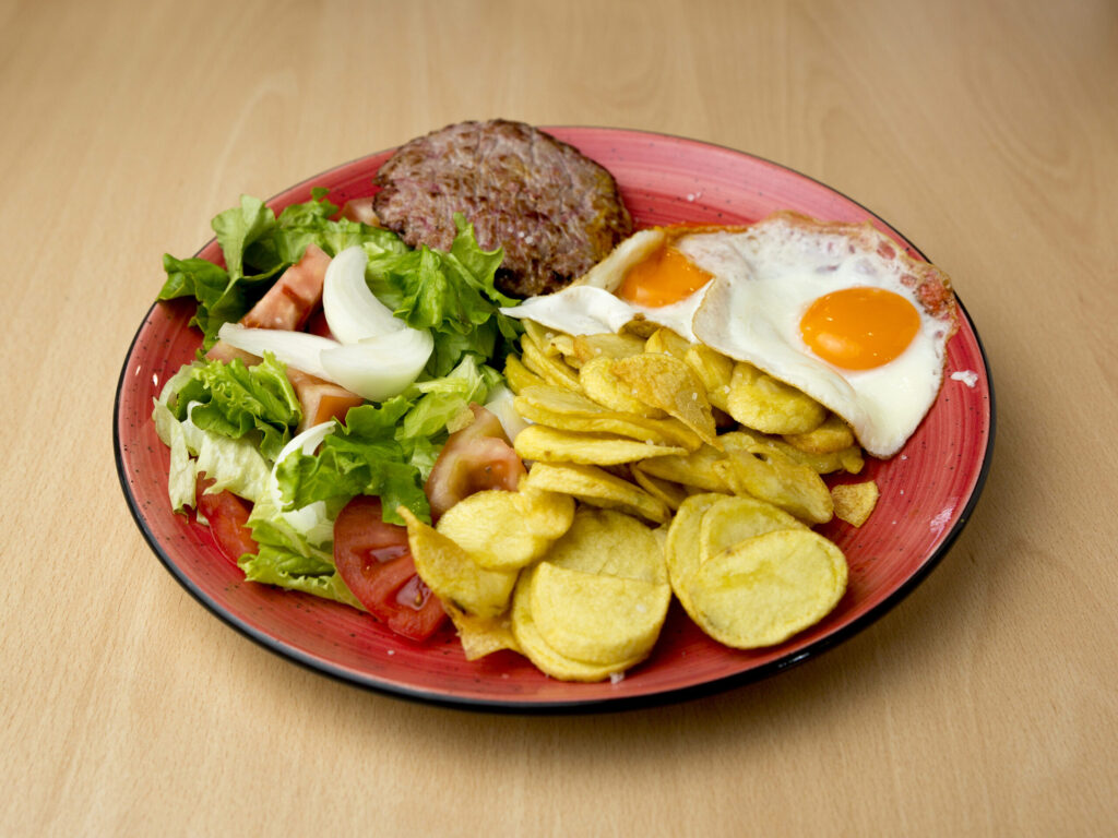 Combinado de Hamburguesa
