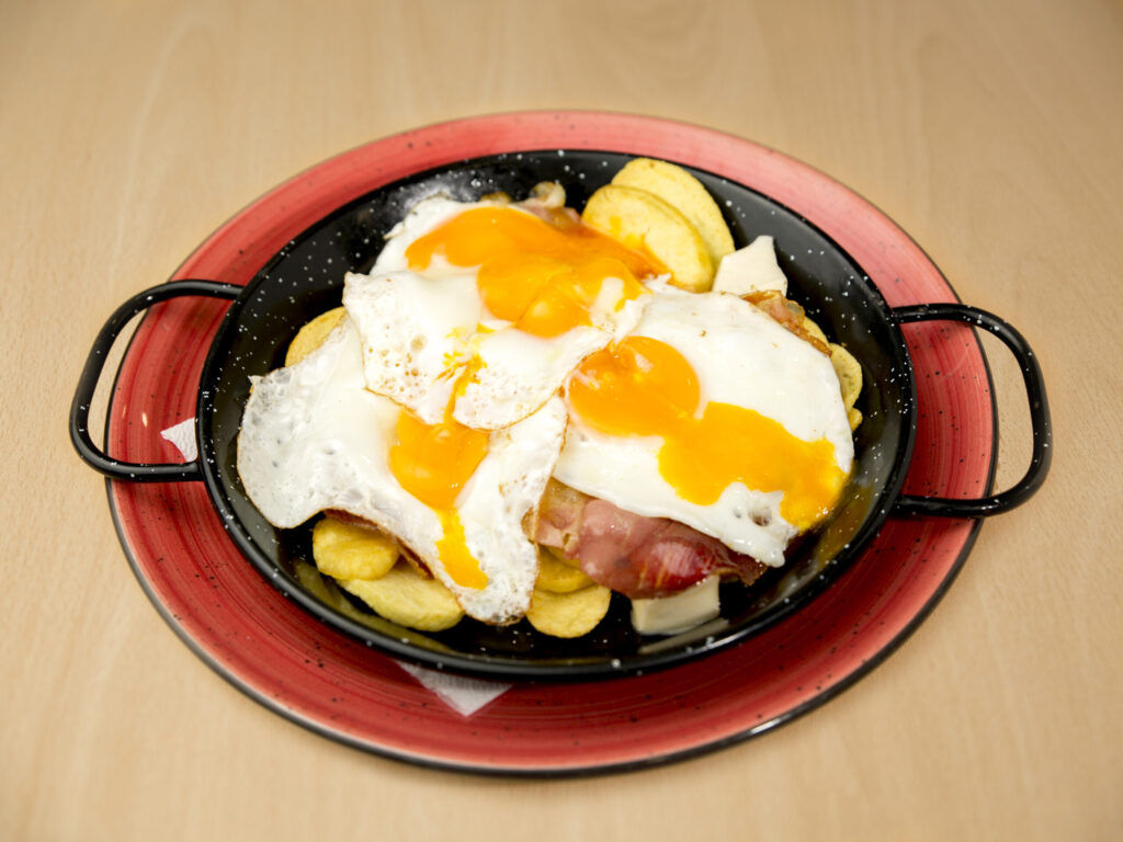 Sartén de Jamón y Queso