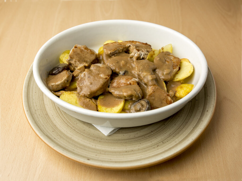Solomilo con Salsa de Setas y Foie